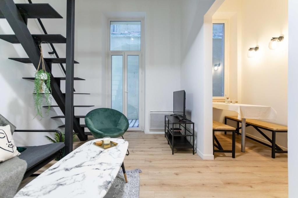 Grand T4 Avec 3Sdb - Quartier Joliette - Ideal Familles Et Groupes Marsiglia Esterno foto