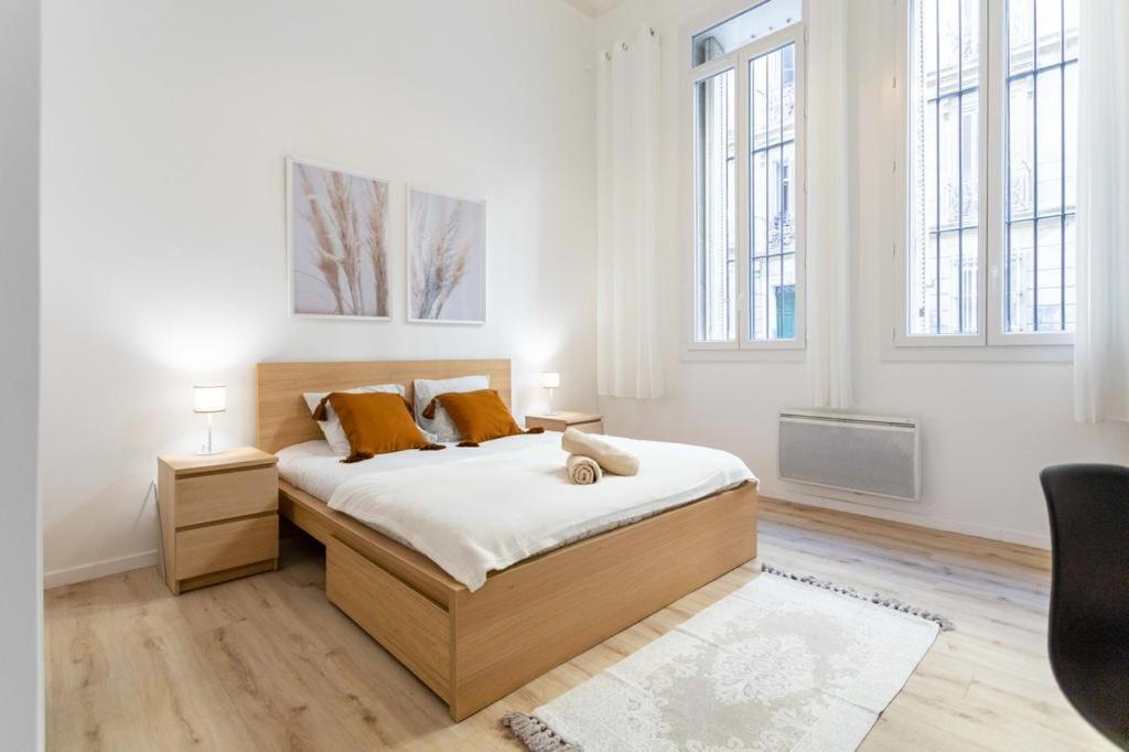 Grand T4 Avec 3Sdb - Quartier Joliette - Ideal Familles Et Groupes Marsiglia Esterno foto